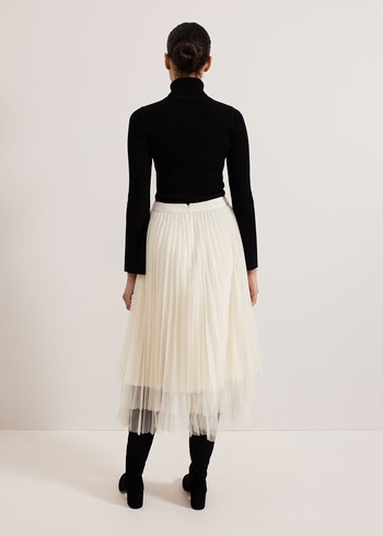 Phase Eight Lila Tulle Skirts White Canada | AGMKQB-914